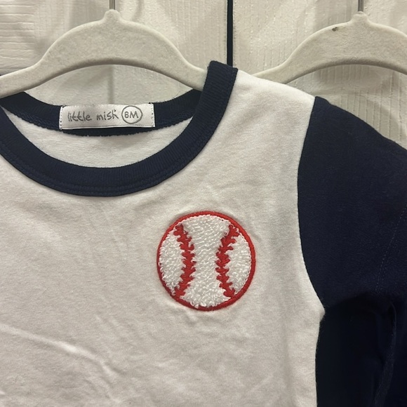 little mish Baseball Short Set - Picture 2 of 11